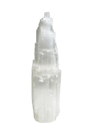 Selenite Tower Lamp