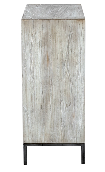 Hand-Carved Mango Wood Cabinet