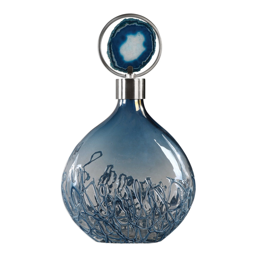 Blue Agate Decanter