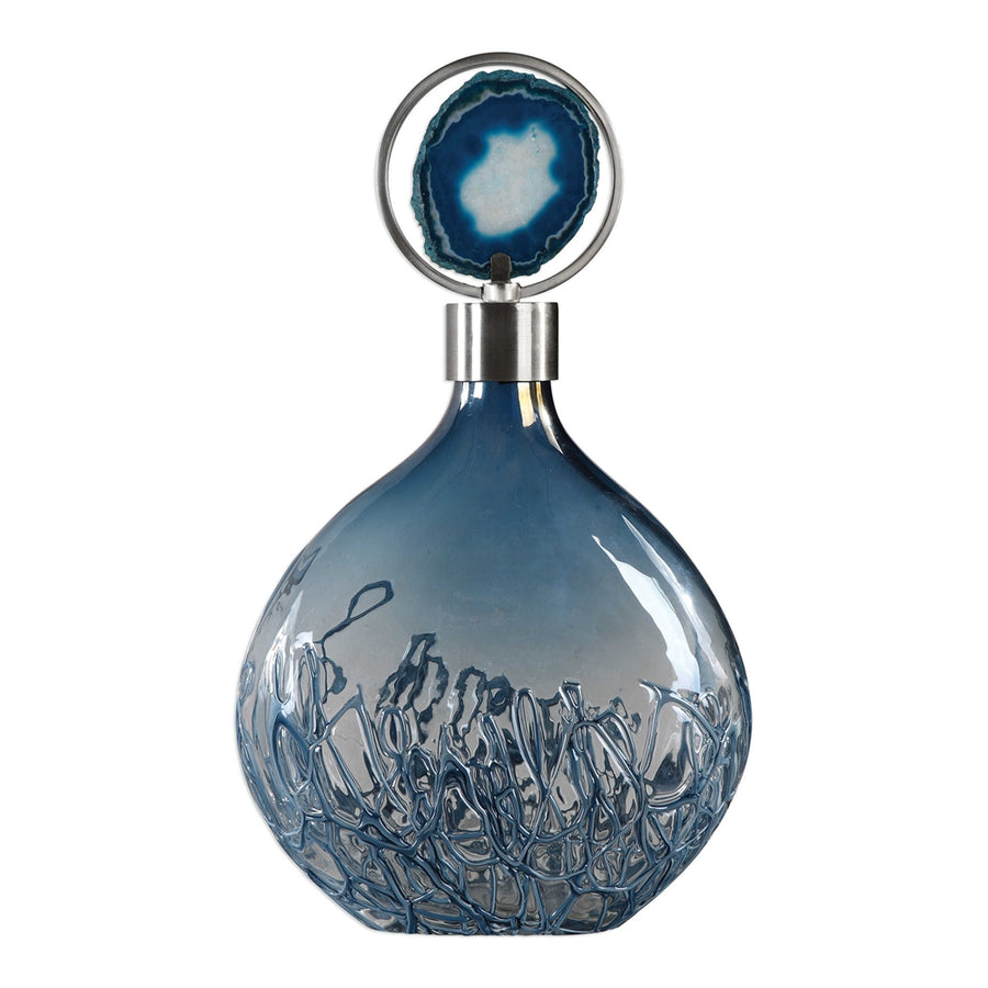 Blue Agate Decanter