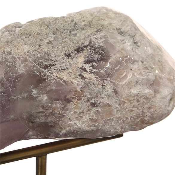 Amethyst on Crystal Base